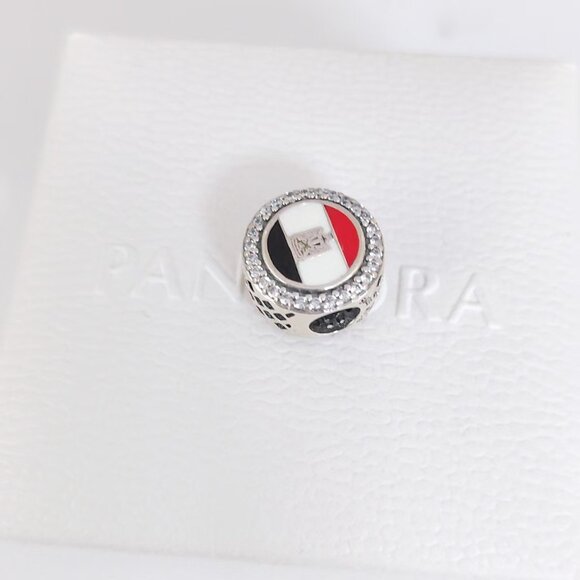 Pandora Egypt Flag Exclusive Bead Charm Sterling Silver with box - Picture 4 of 7
